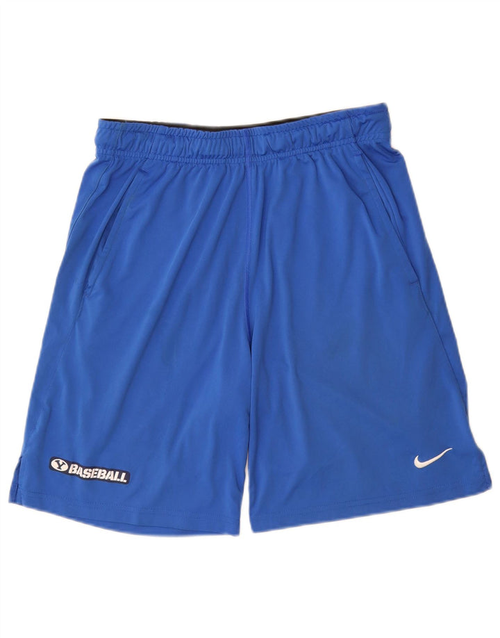 Nike Mens Dri Fit Sport Shorts Medium  Blue Polyester