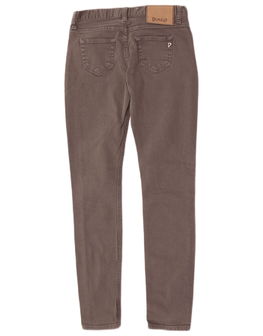 Dondup Womens Skinny Jeans W25 L29 Grey Cotton