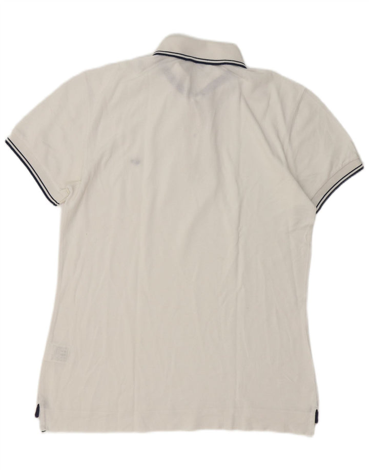 Gas Mens Polo Shirt XL White Cotton
