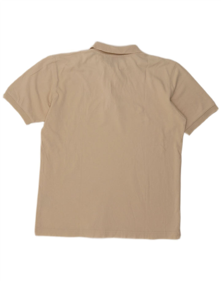 Kappa Mens Polo Shirt Medium Beige Cotton