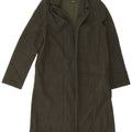 Zara Womens Open Oversized Overfrakke UK 10 Small Khaki