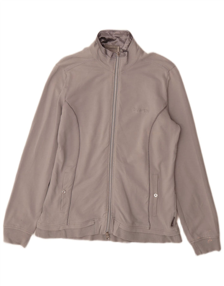 Champion Dame Easy Fit træningsdragt Topjakke UK 14 Medium Grey Bomuld