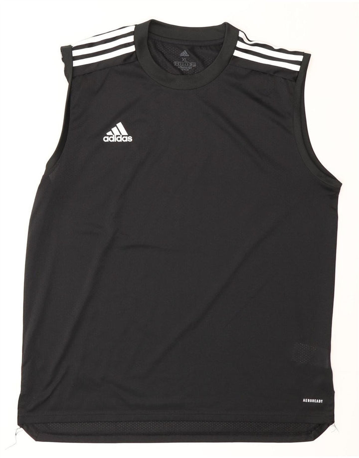 Adidas Mens Aeroready Vest Top XL Black Polyester