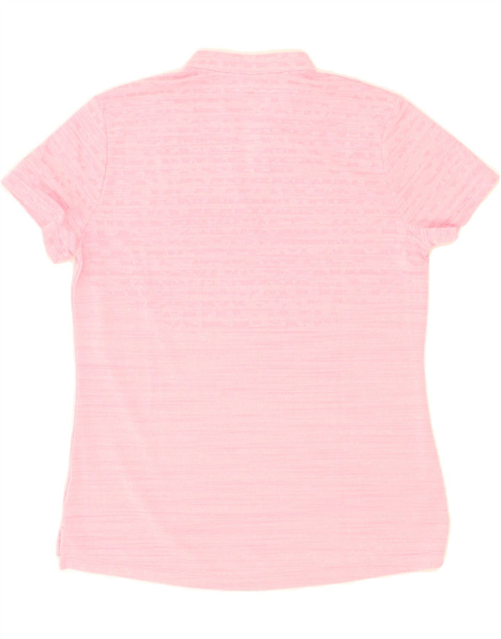 NIKE Womens Polo Shirt UK 12 Medium Pink Vintage Nike and Second-Hand Nike from Messina Hembry 