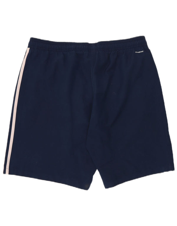 Adidas Mens Munster Rugby Sport Shorts Grande Azul Marino Poliéster