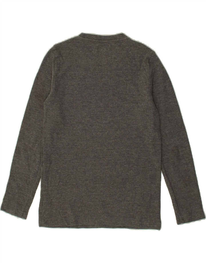 HURLEY Boys Graphic Top Long Sleeve 14-15 Years Grey Cotton Vintage Hurley and Second-Hand Hurley from Messina Hembry 
