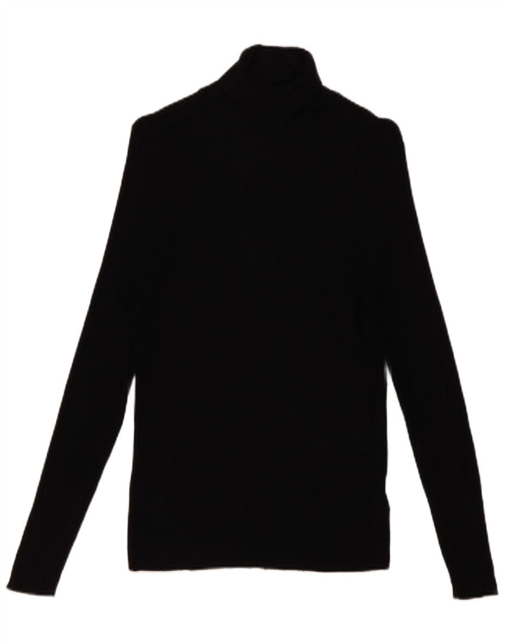 Marks & Spencer Haut à manches longues pour femme UK 16 Large Noir Viscose