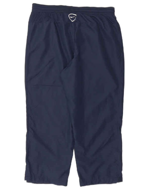 Nike Herren Dri Fit Capri-Trainingshose aus mittelmarineblauem Polyester