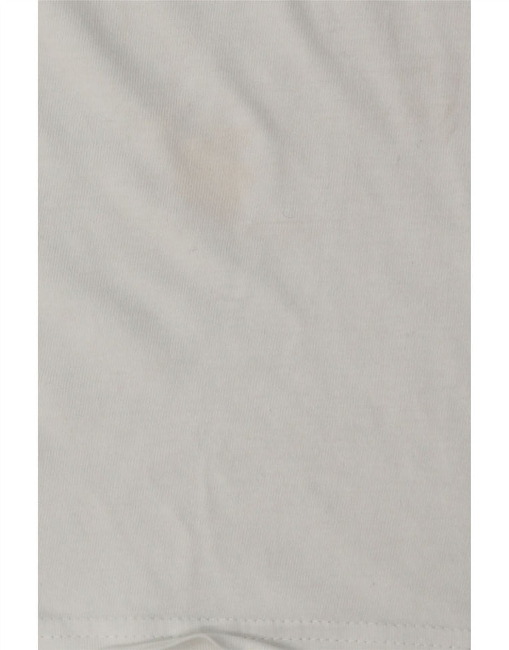 T-shirt da uomo ADIDAS Top grande in cotone bianco