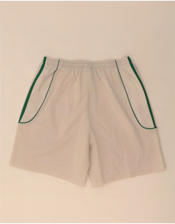 Pantaloncini sportivi Adidas Climalite da uomo di colore bianco medio in poliestere