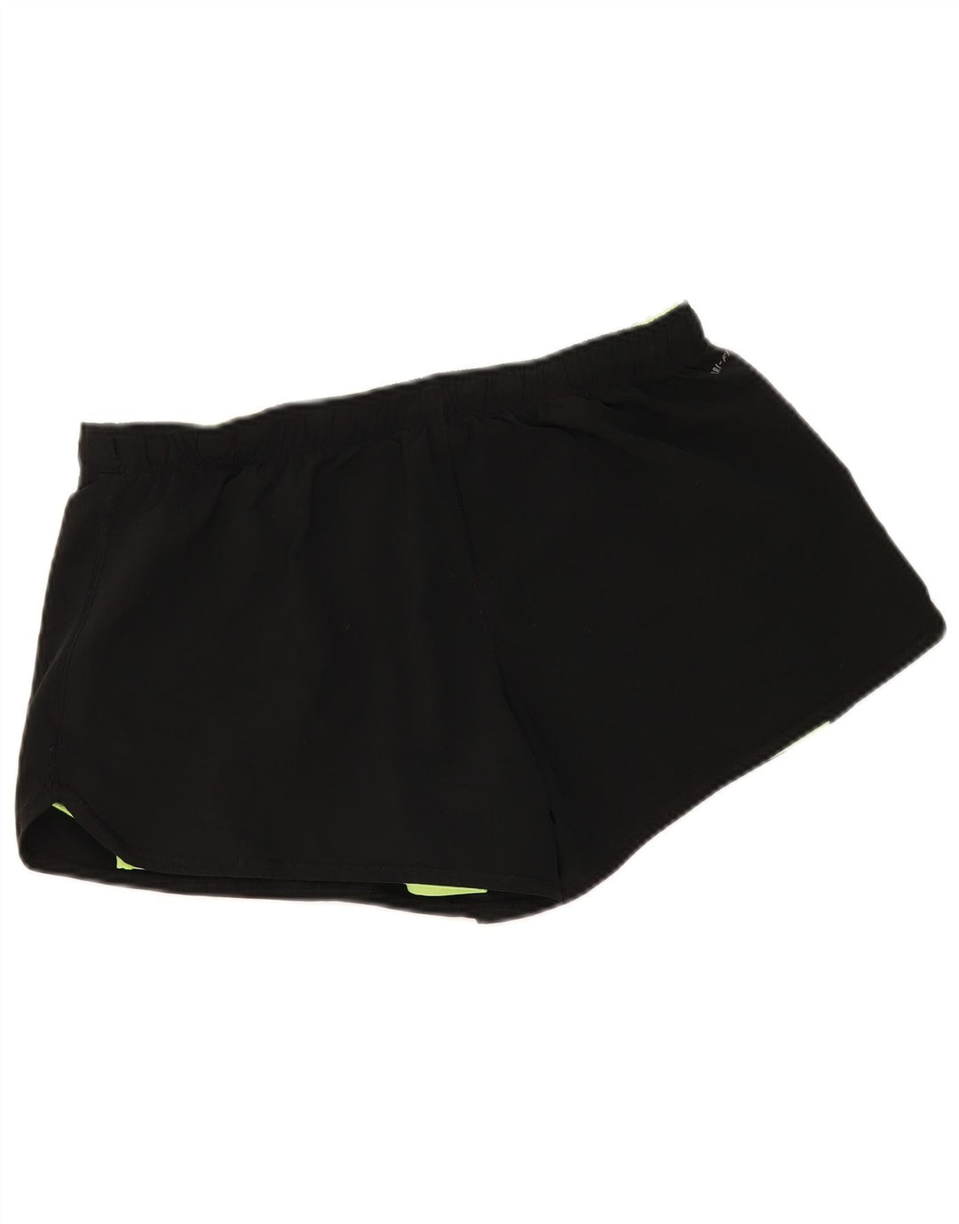 NIKE Womens Dri Fit Sport Shorts UK 16 Large  Black Polyester