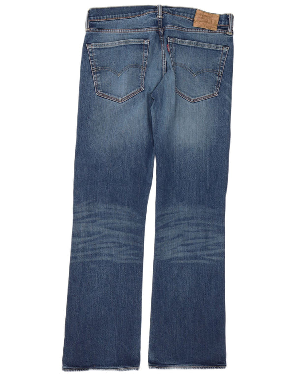 Levi's Herre 521 Bootcut Jeans W36 L32 Blå Bomuld