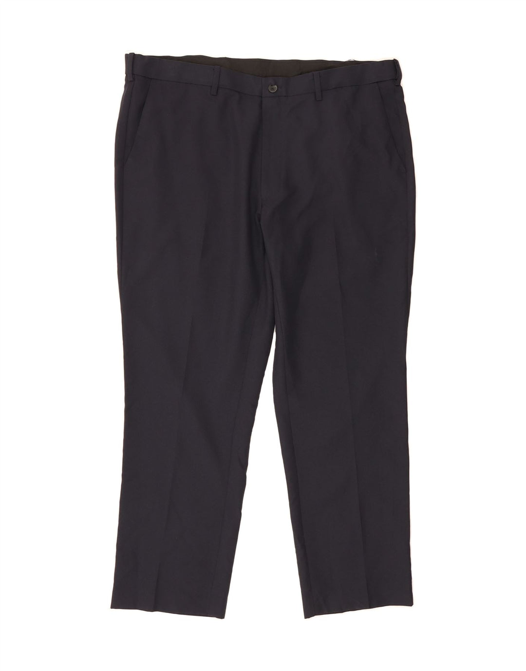 MARKS & SPENCER Mens Regular Fit Slim Chino Trousers W40 L29 Navy Blue Vintage Marks & Spencer and Second-Hand Marks & Spencer from Messina Hembry 