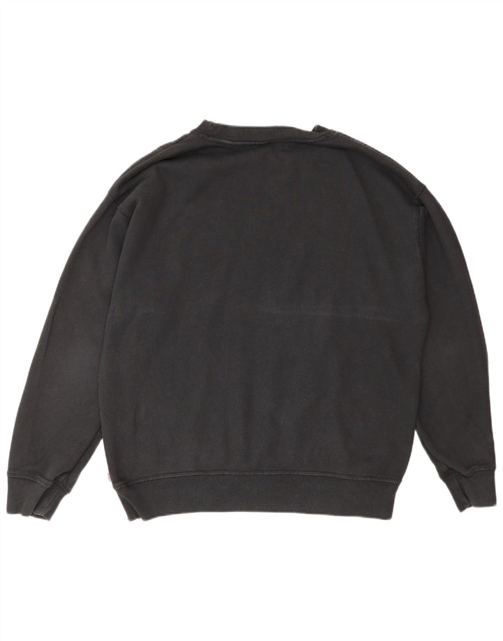 Levi's Damen-Sweatshirt in Übergröße mit Grafik, UK 14, mittelschwarz, Baumwolle