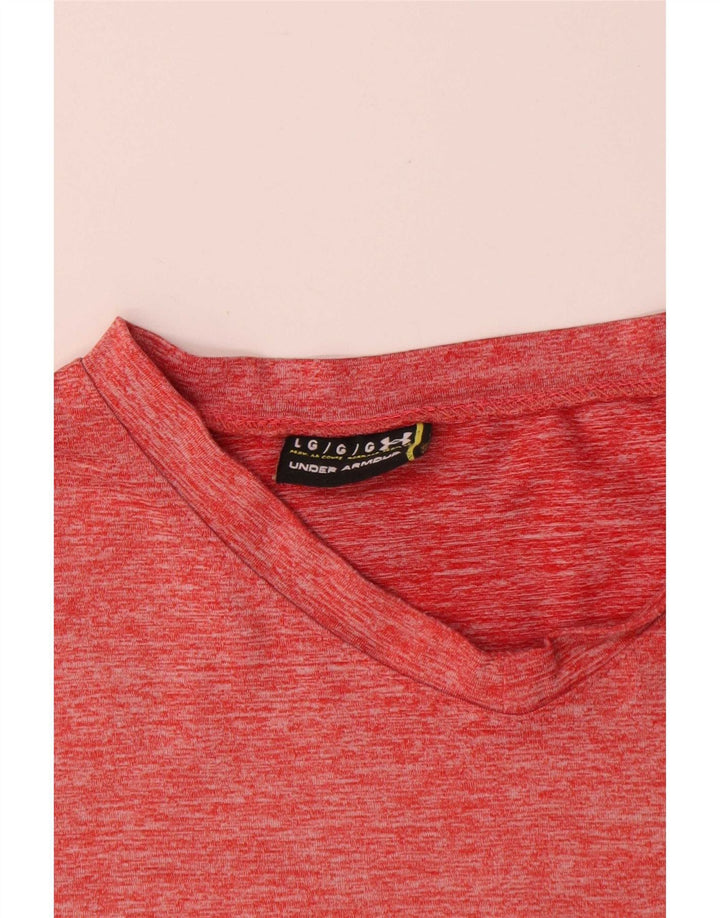 Under Armour Herren T-Shirt Top Large Rot meliert