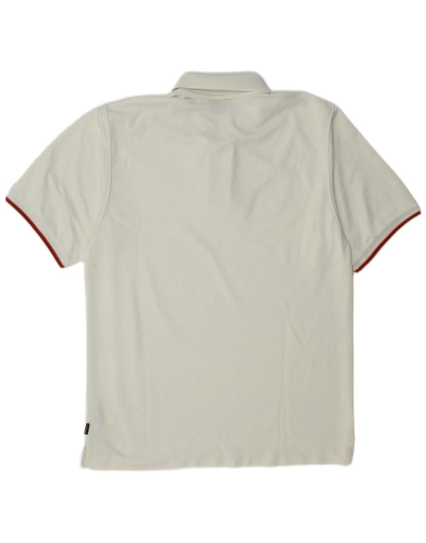 Camisa polo masculina Lotto média branca