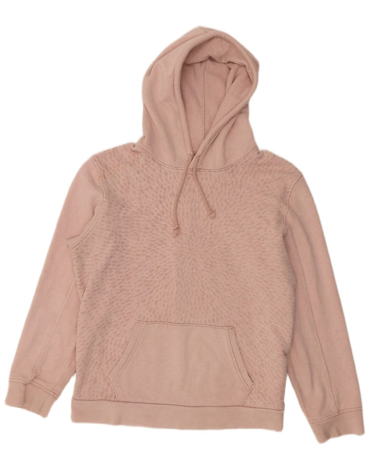 Levi's Mens Hoodie Jumper Large Pink Spotted Cotton