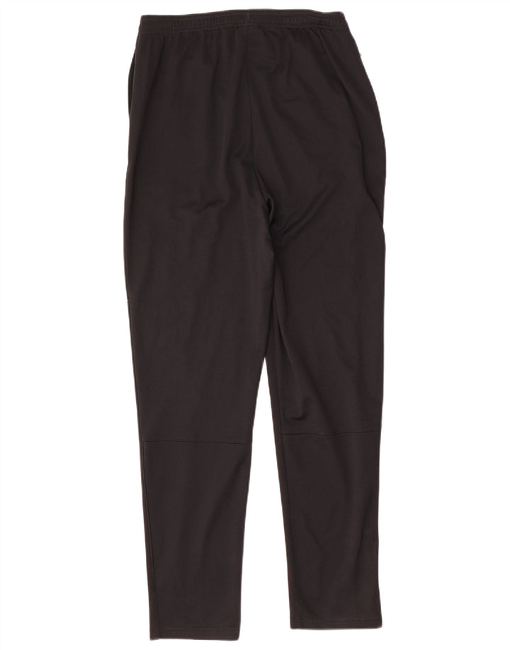 Nike női Dri Fit tréningruha nadrág UK 14 közepes fekete poliészter