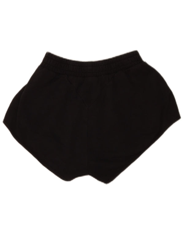 Gymshark Womens Relaxed Fit Sport Shorts UK 6 XS Schwarz Baumwolle Sport