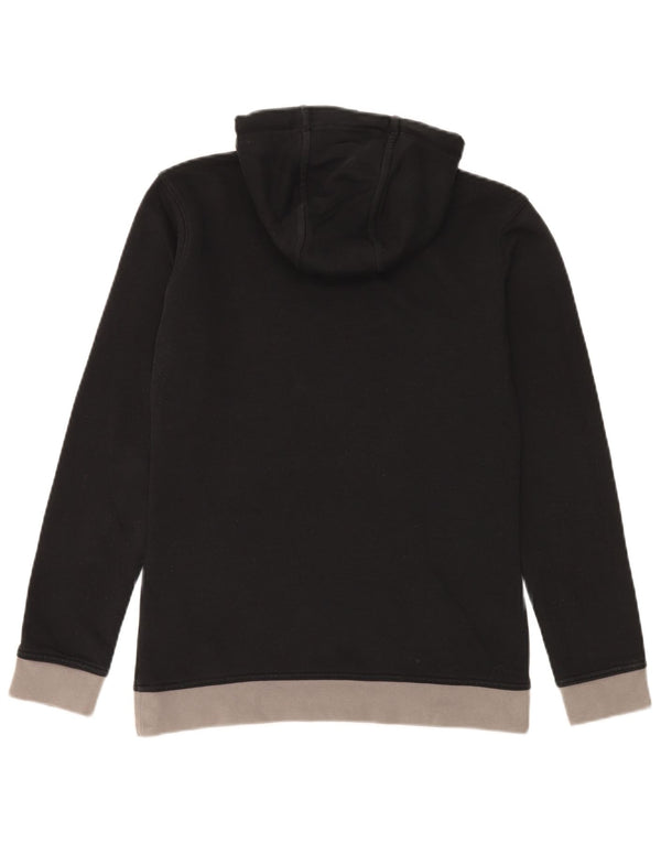 Ανδρικό γραφικό κουκούλα Kappa, μεσαίο μαύρο χρώμα, βαμβακερό