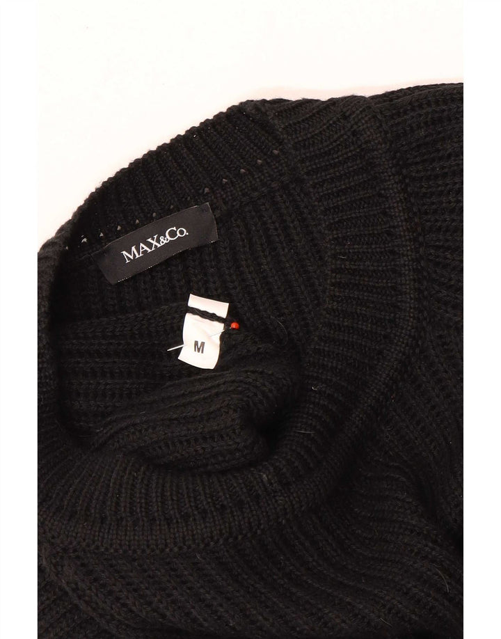 Max & Co. Dame Boat Neck Jumper Sweater UK 14 Medium Sort