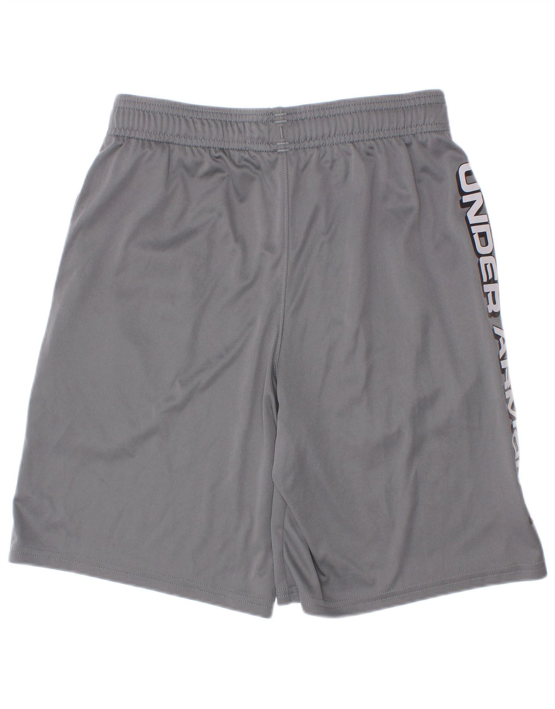 Under Armour Short de Sport Graphique Garçon 9-10 ans Gris Moyen Polyester
