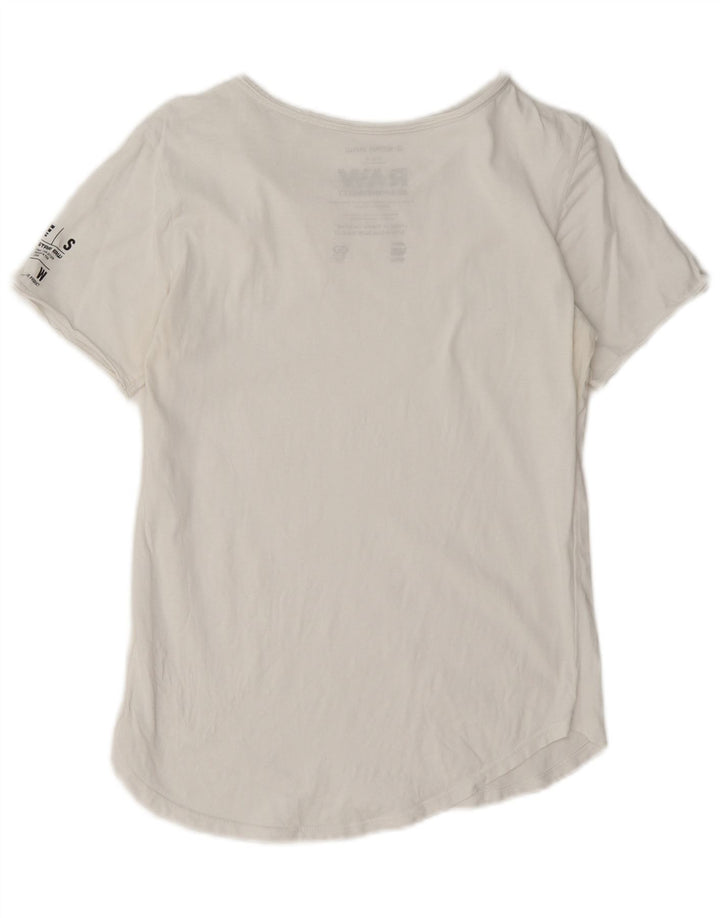 G-Star Mens Graphic T-Shirt Top Small White