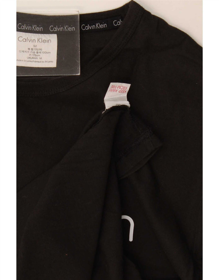 Calvin Klein Herren Graphic T-Shirt Top Medium Schwarz