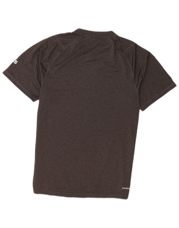 Adidas Mens Aeroready T-Shirt Top Small Grey Polyester