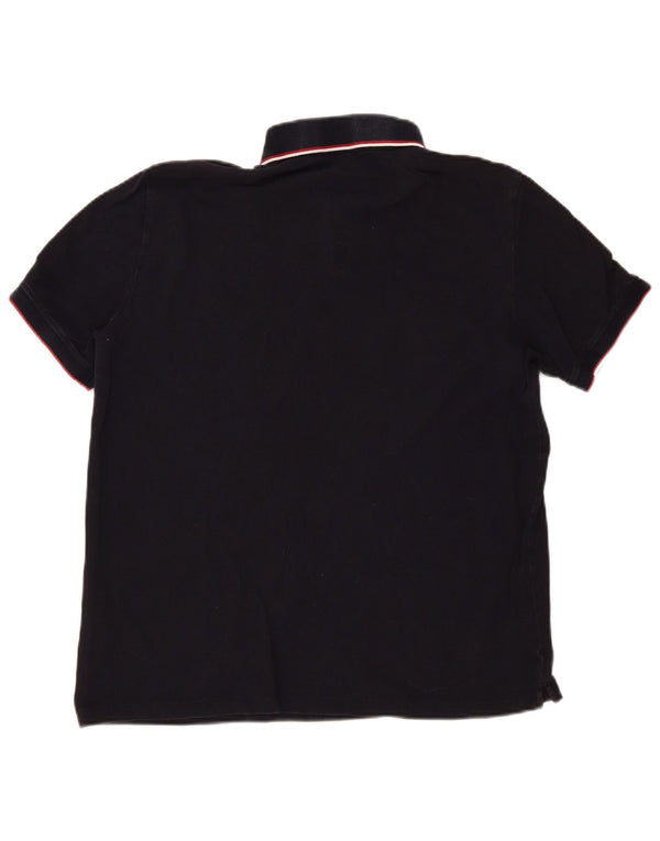 Armani Exchange herre poloshirt XL sort stribet bomuld