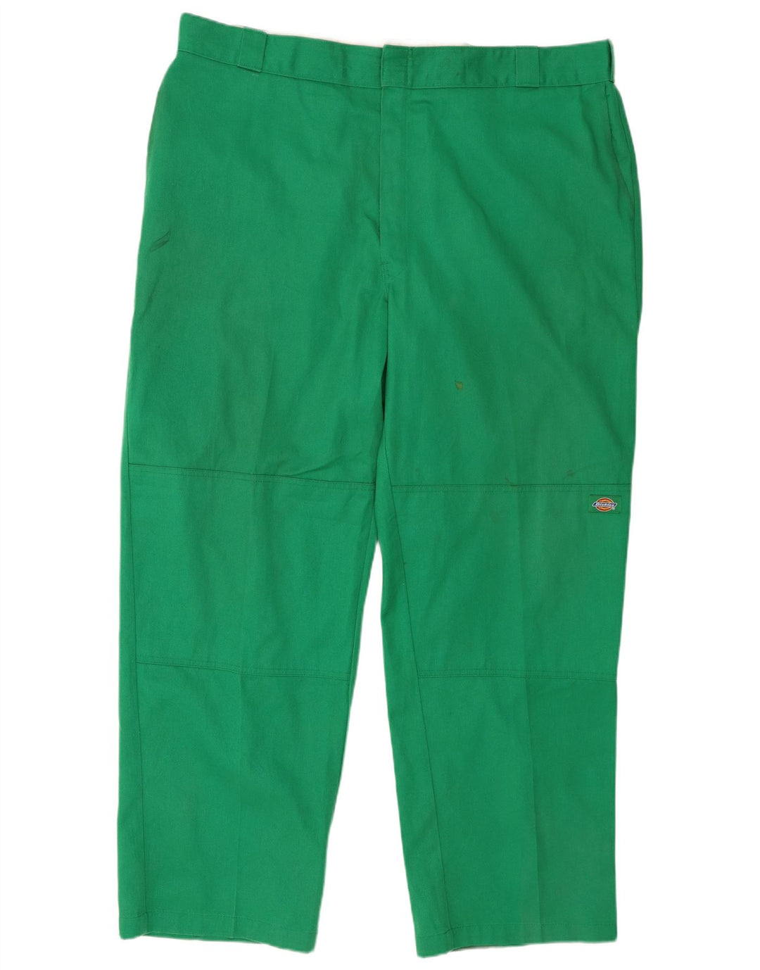 Calças cargo retas masculinas Dickies W44 L32 poliéster verde