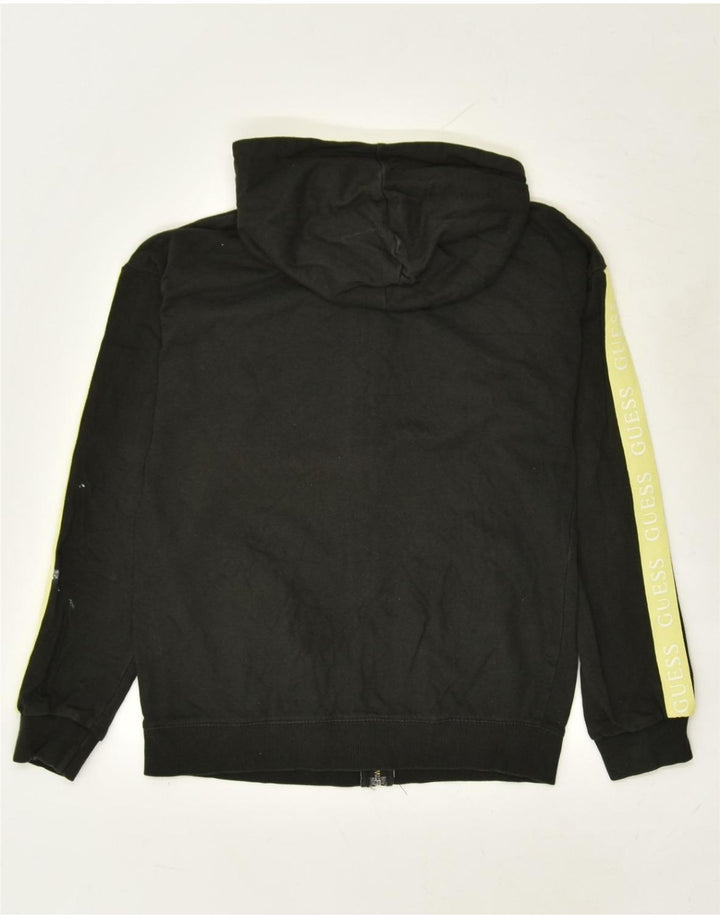 GUESS Girls Zip Hoodie Sweater 13-14 Years Black | Vintage Guess | Thrift | Second-Hand Guess | Used Clothing | Messina Hembry 