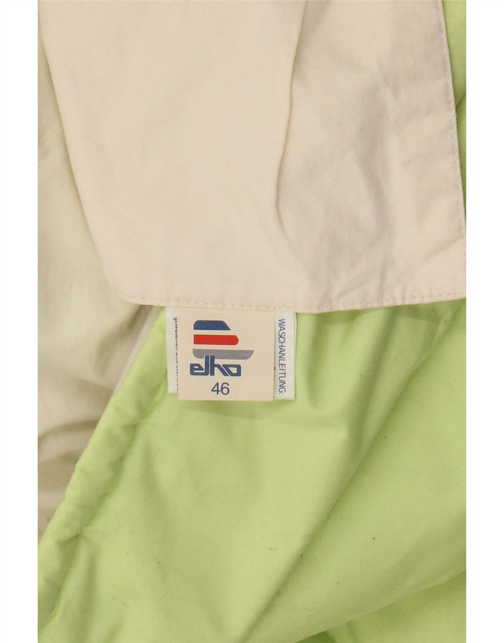 ELHO Womens Oversized Hooded Padded Jacket IT 46 Large Green Polyester Vintage Elho and Second-Hand Elho from Messina Hembry 