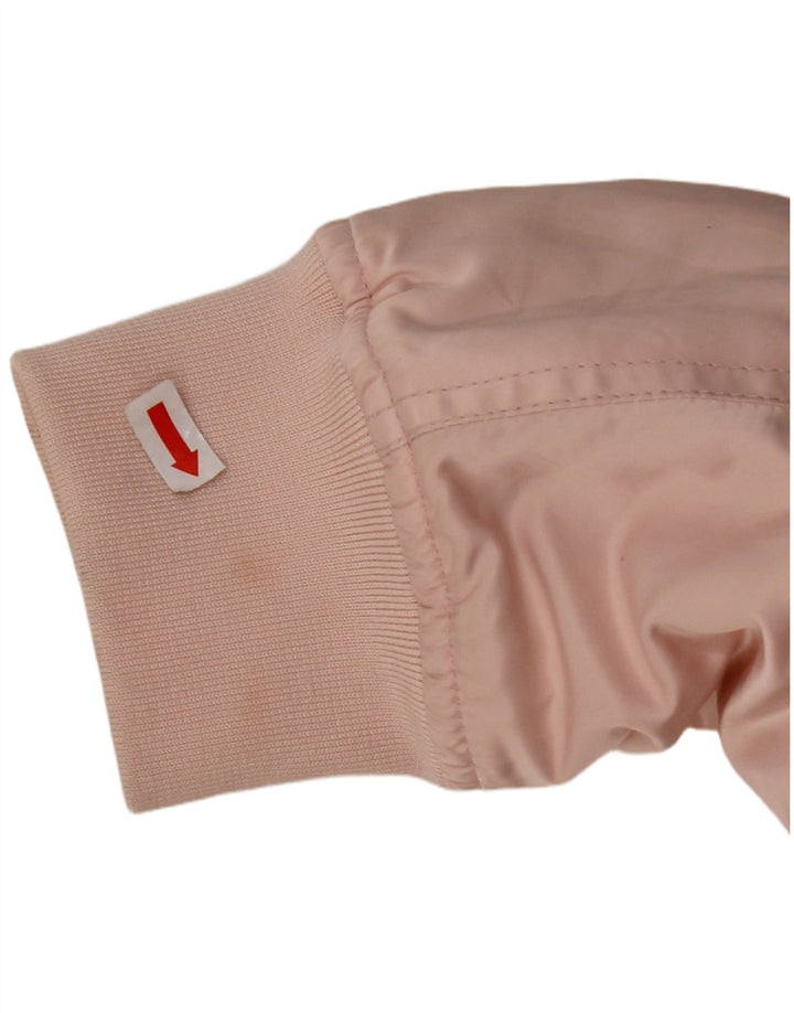 CALVIN KLEIN JEANS Womens Oversized Bomber Jacket UK 10 Small Pink