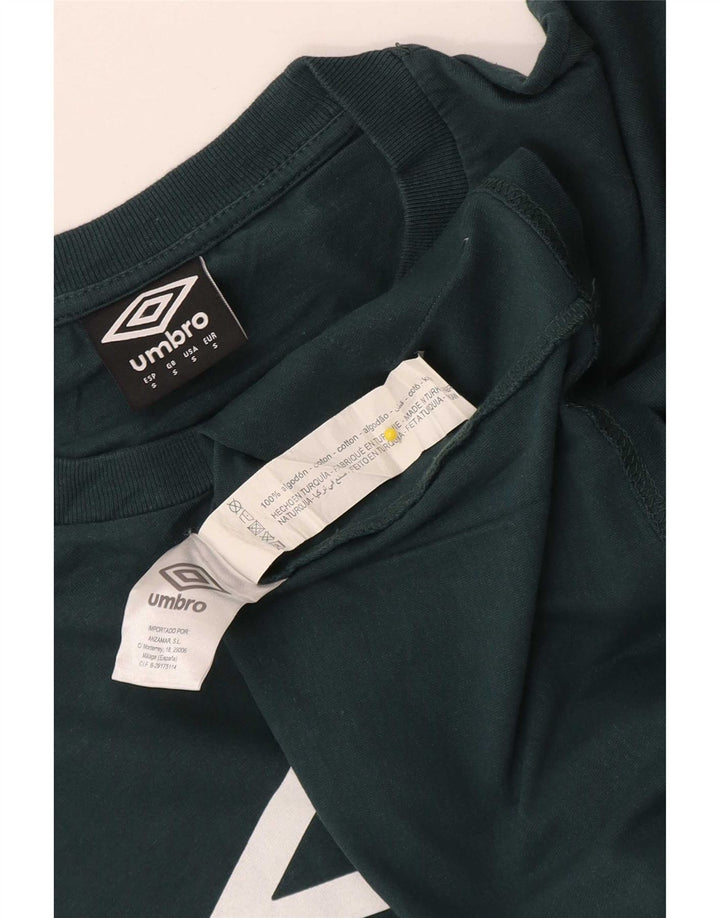 Umbro T-Shirt Regular Graphic Homme Petit Vert Coton