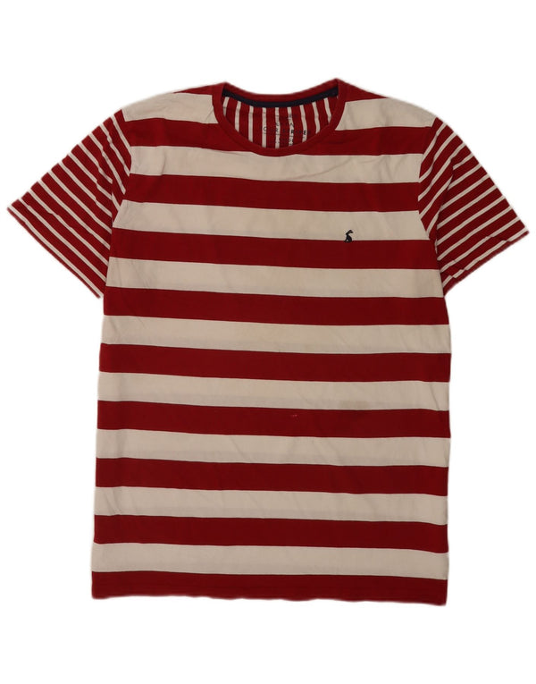 T-shirt da uomo Joules Top XL in cotone a righe rosse
