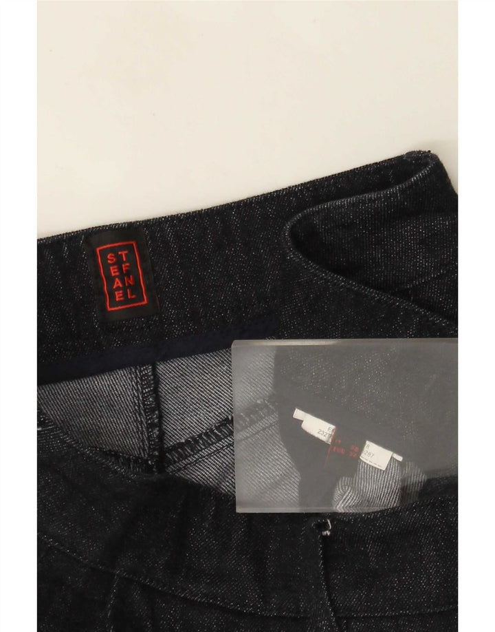 Stefanel Womens Flared Jeans EU 34 XS W24 L31 Navy Blue