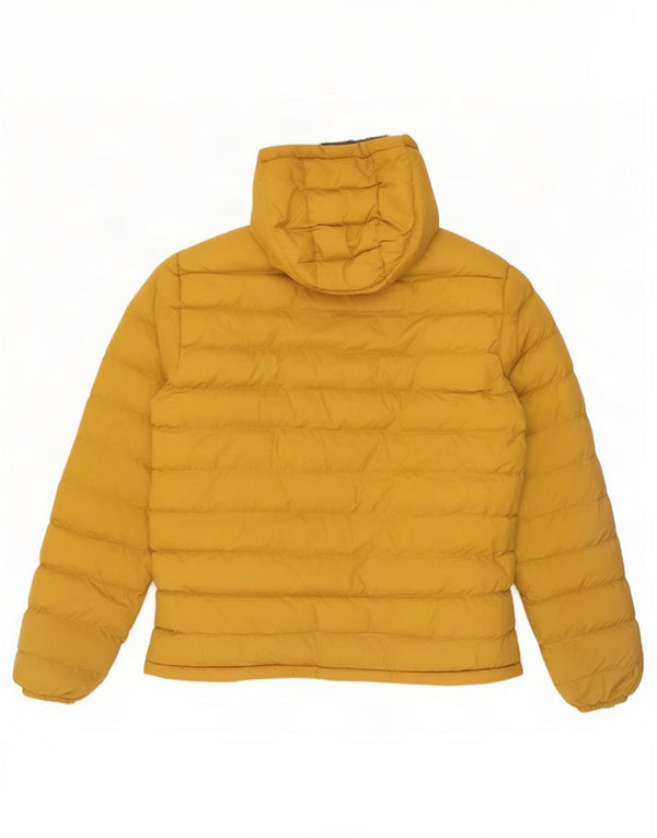Jaqueta masculina acolchoada Sherpa com capuz Mountain Warehouse Reino Unido 40 grande amarelo