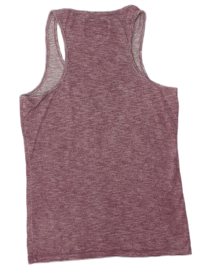 SUPERDRY Herren-Trägershirt, Größe S, Burgunderrot, Baumwolle