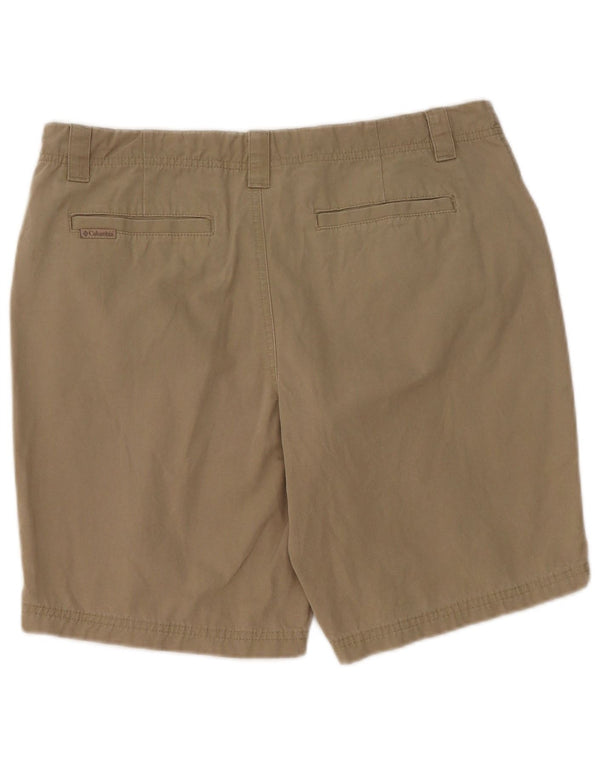 Columbia Womens Cargo Shorts US 10 Large W32 Khaki Cotton