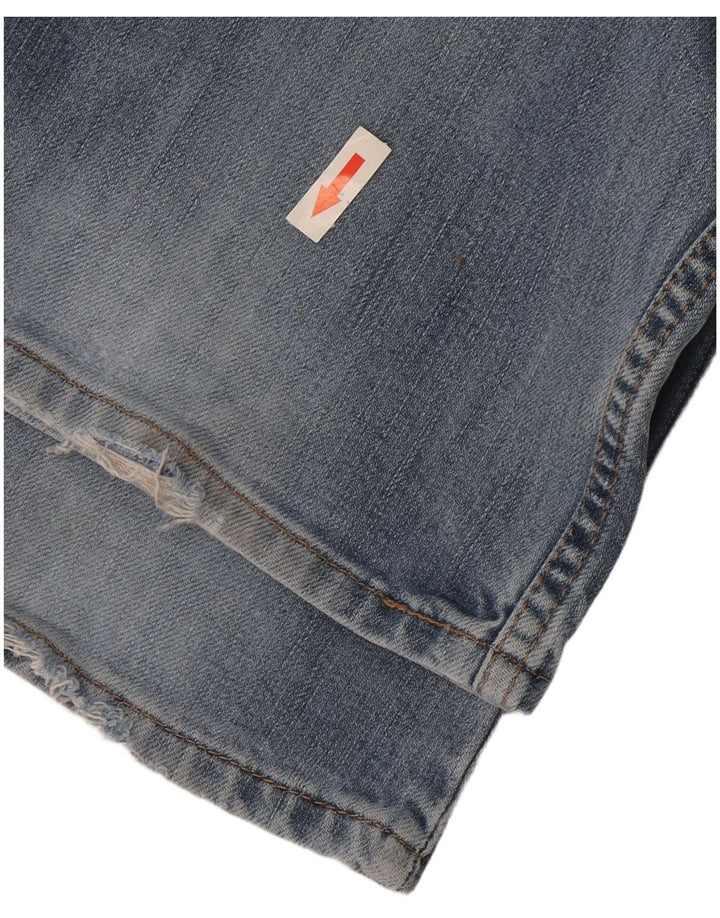 Marks & Spencer Herren Regular Straight Jeans W36 L31 Blaue Baumwolle