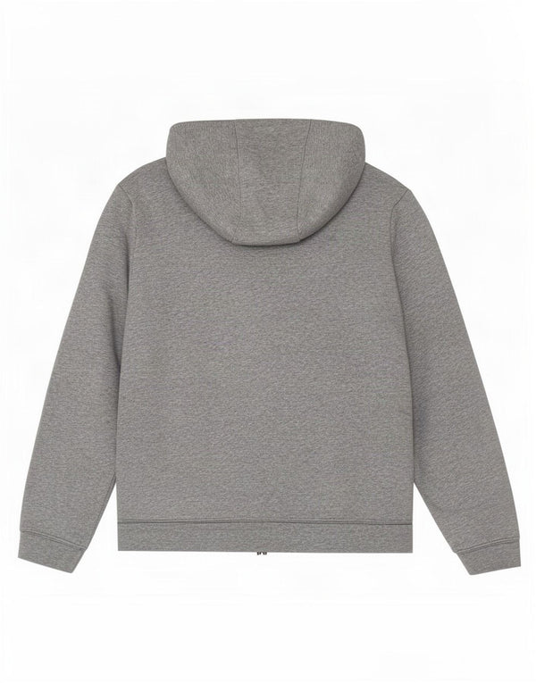 Nike Boys Zip Hoodie Sweater 13-14 Years XL Grey Flecked Cotton