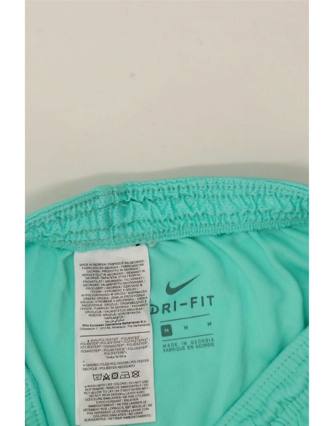 Nike Mens Dri Fit Sport Shorts Médio Turquesa Poliéster