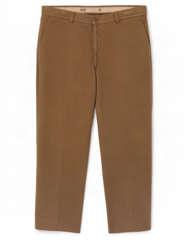 Farah Mens Weekend egyenes chino nadrág W40 L29 barna pamut