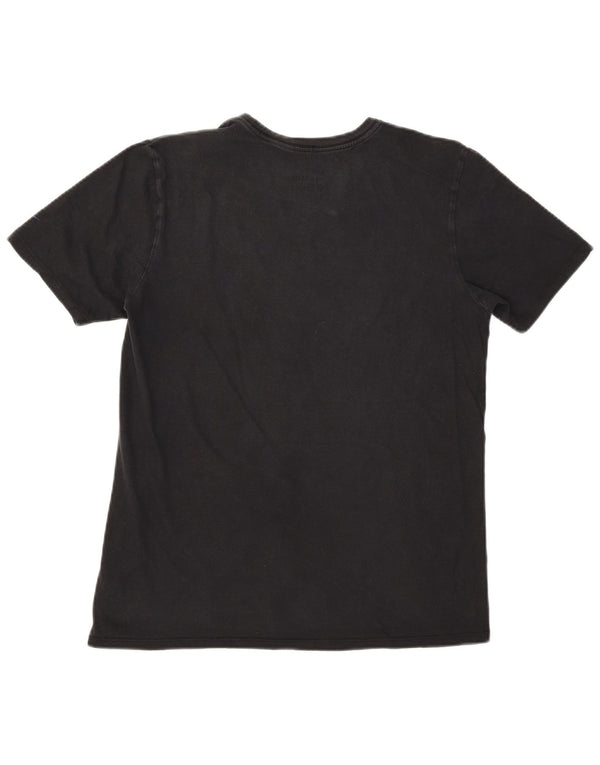 Nike Mens Athletic Cut Graphic T-Shirt Top Medium Black Cotton