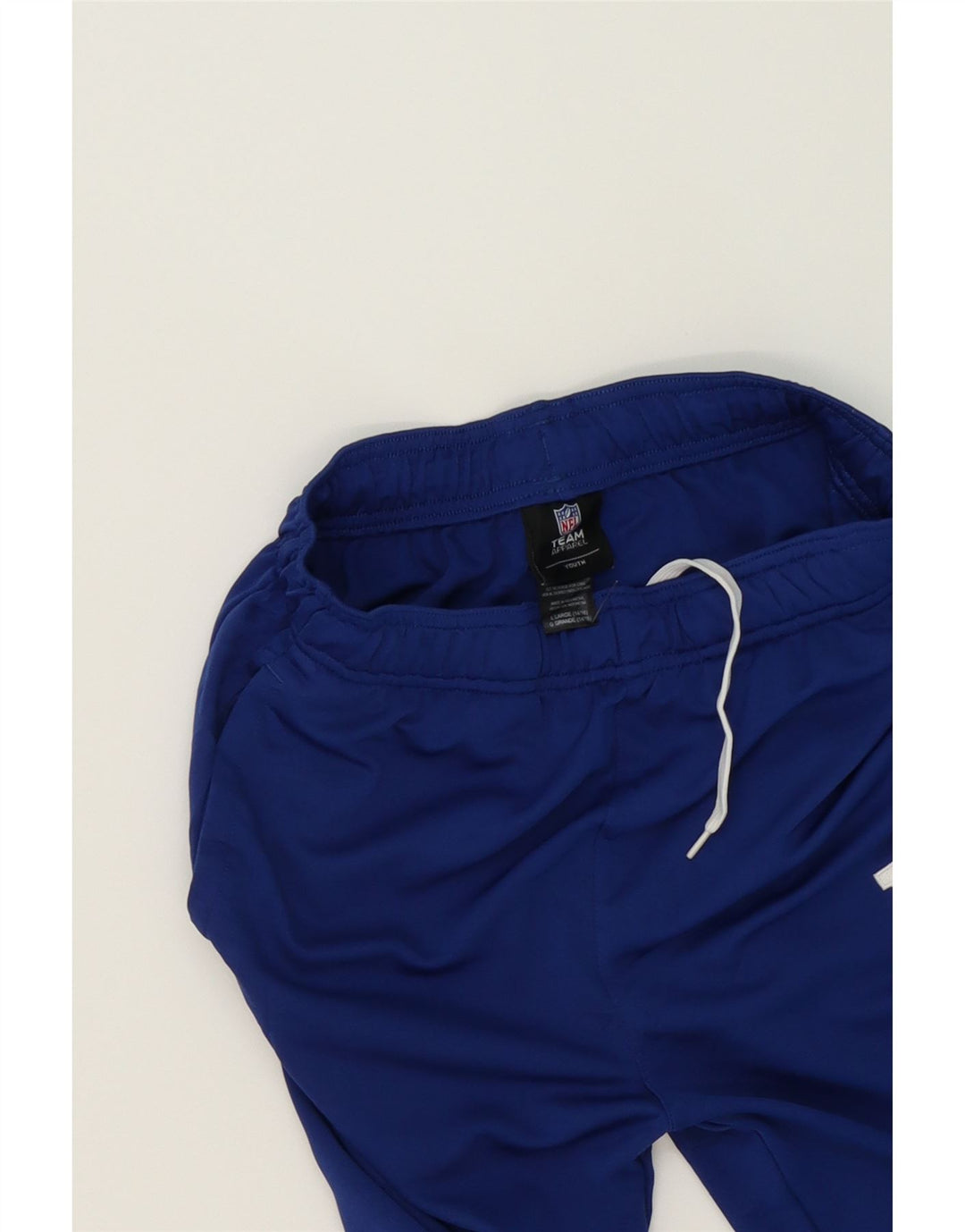 NFL Boys Graphic Tracksuit Trousers 14-15 Years Large Blue Polyester Vintage NFL and Second-Hand NFL from Messina Hembry 