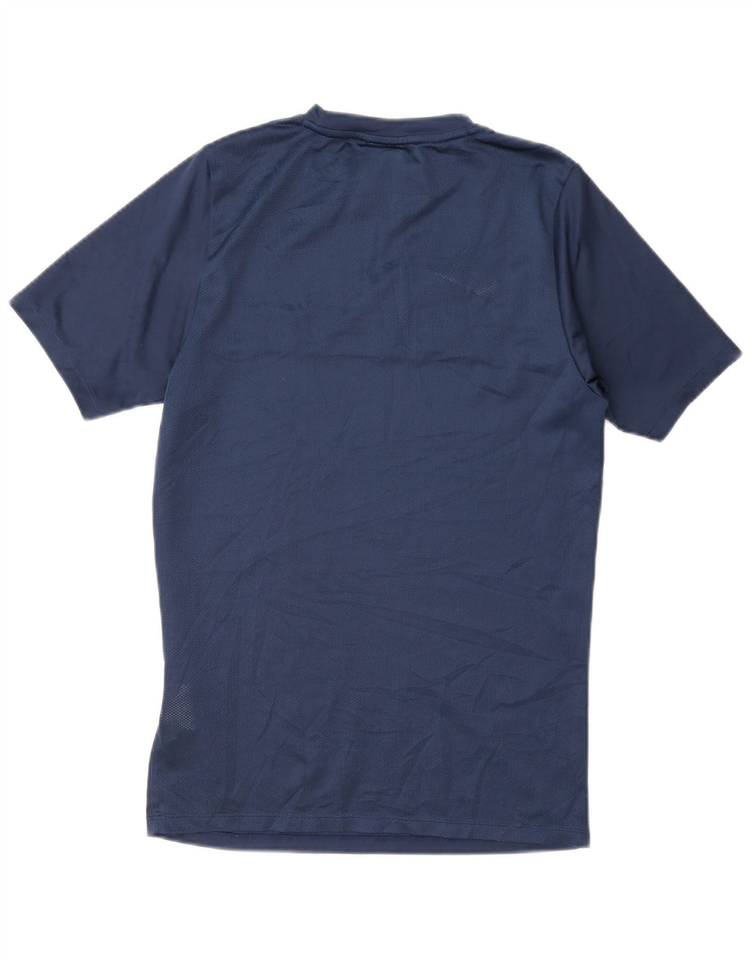 Мужская футболка Nike Dri Fit, маленькая, темно-синяя, полиэстер с цветными блоками