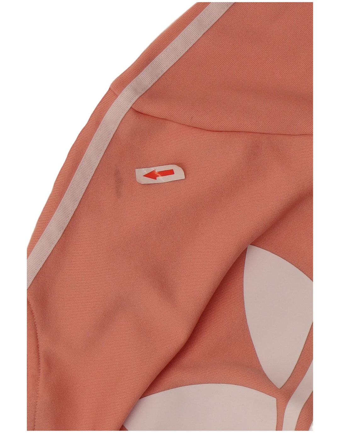 Adidas Dame Grafisk Træningsdragt Top Jacket UK 8 Lille Pink Polyester