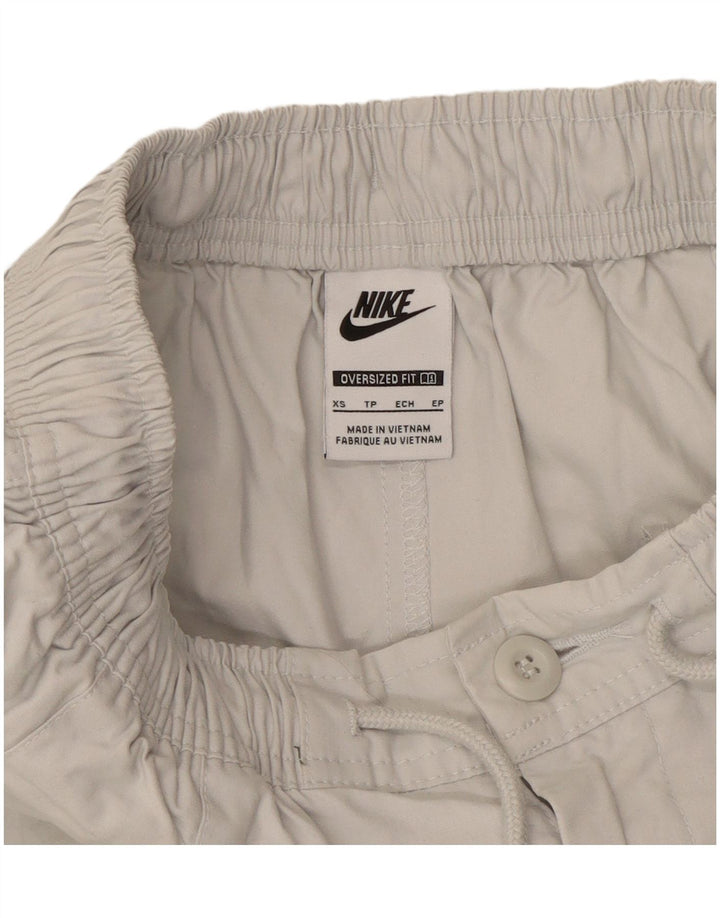 Nike Mens Oversized Pegged Chino Shorts XS W26  White Cotton