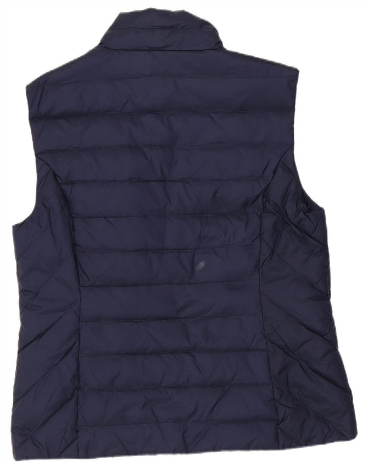 JACK WILLS Dame Polstret Gilet UK 12 Medium Navy Blue Polyamid